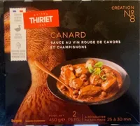 Canard SauceVin rouge et Champignons