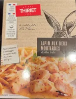 Lapin aux deux moutardes et pâtes trofie