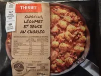 Gnocchi, légumes et sauce au chorizo