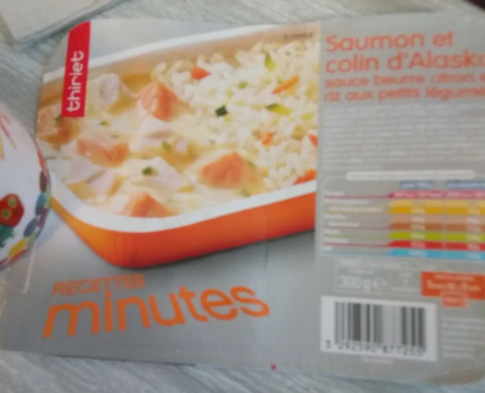 Saumon Et Colin d'Alaska