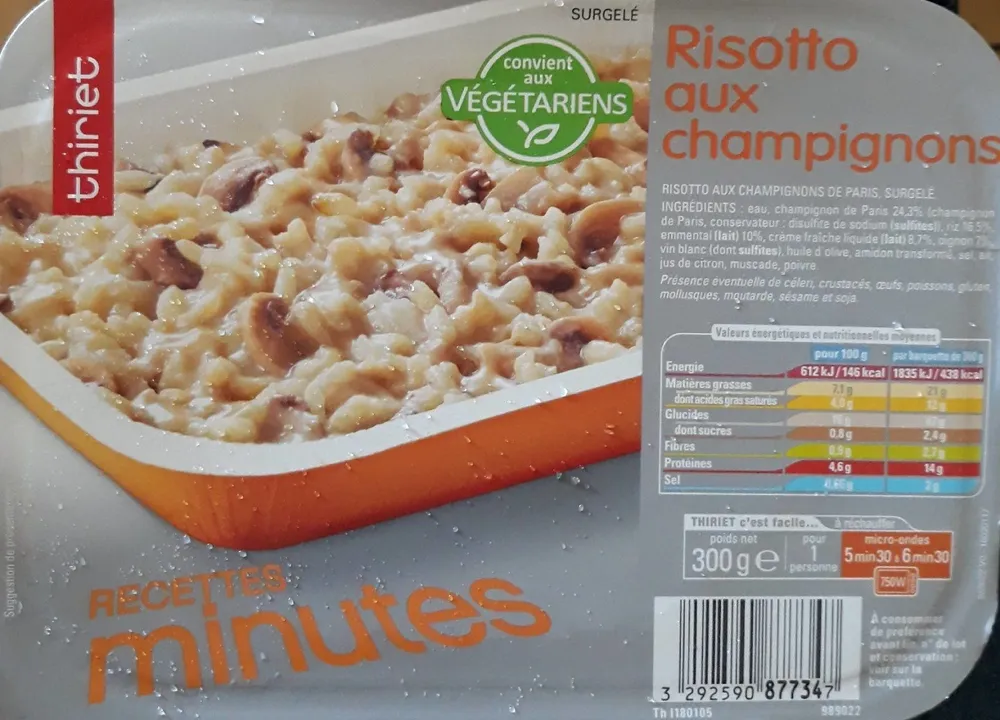 Risotto aux champignons