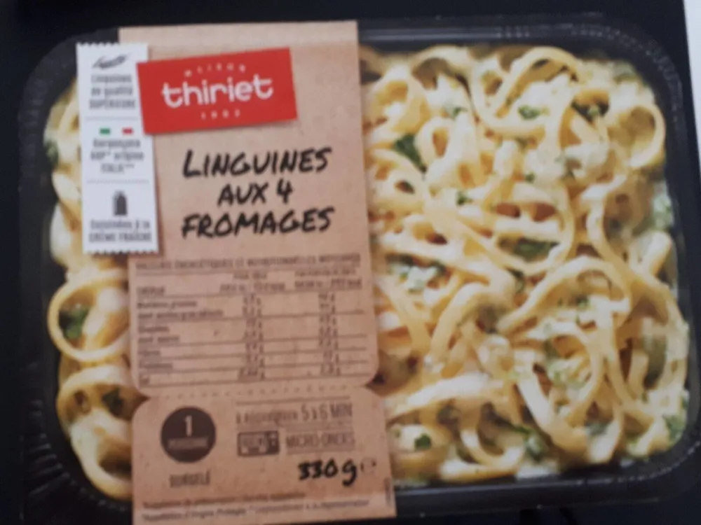 Linguines aux 4 fromages