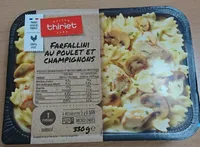 Farfallini au poulet et champignons