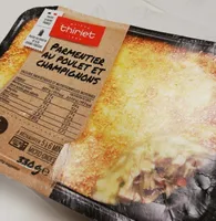 Parmentier au poulet et champignons