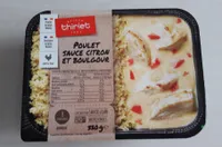 Poulet sauce citron et boulgour
