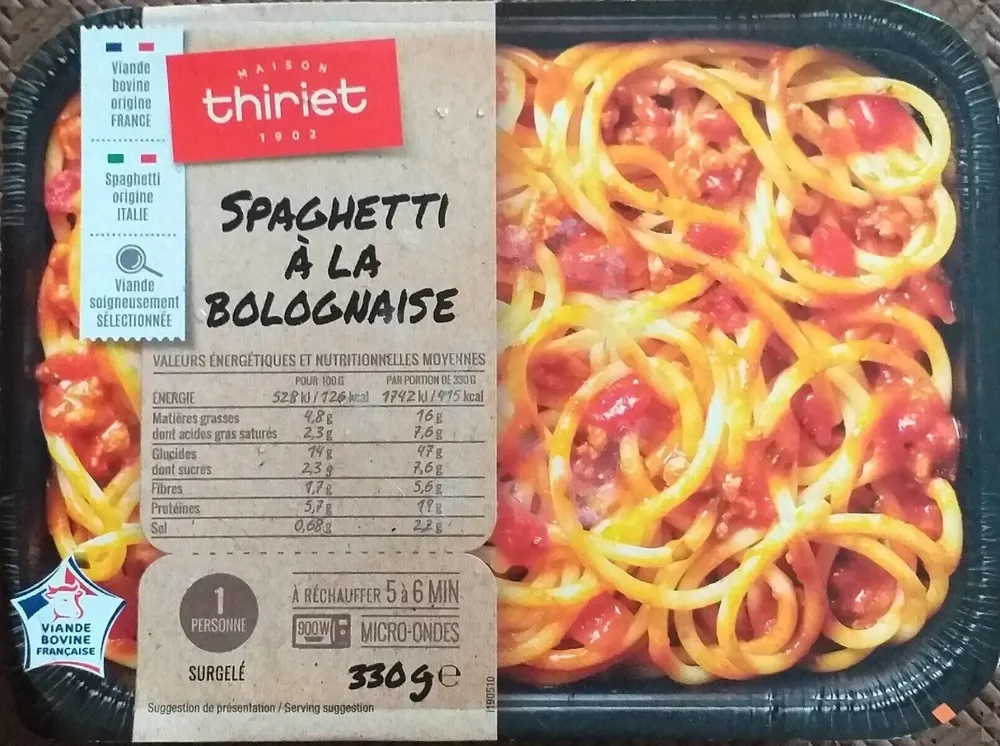 Spaghetti à la bolognaise