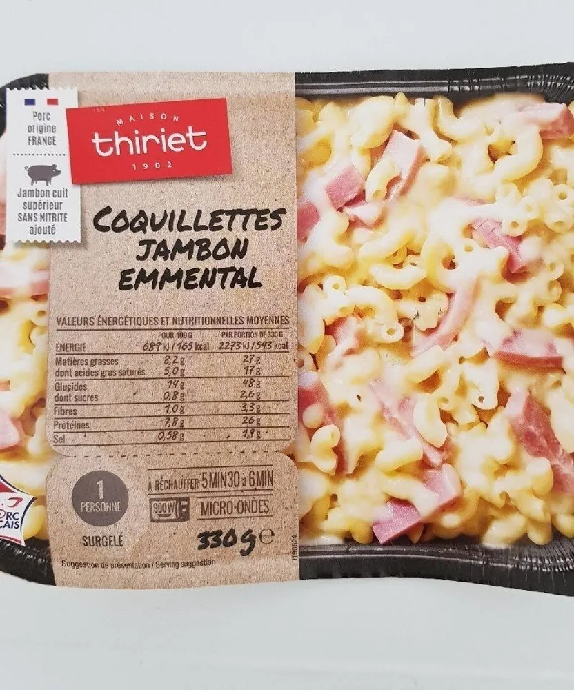 Coquillettes Jambon Emmental