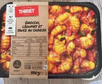 Gnocchis, sauce tomate chorizo et légumes