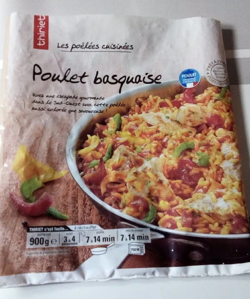 Poulet basquaise