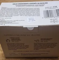 CHOUCROUTE CUISINEE AU RIESLING