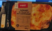 Lasagnes aux poules et champignons