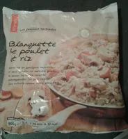 Blanquette de poulet et riz
