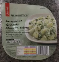 Gnocchi et Épinards Sauce au Chèvre