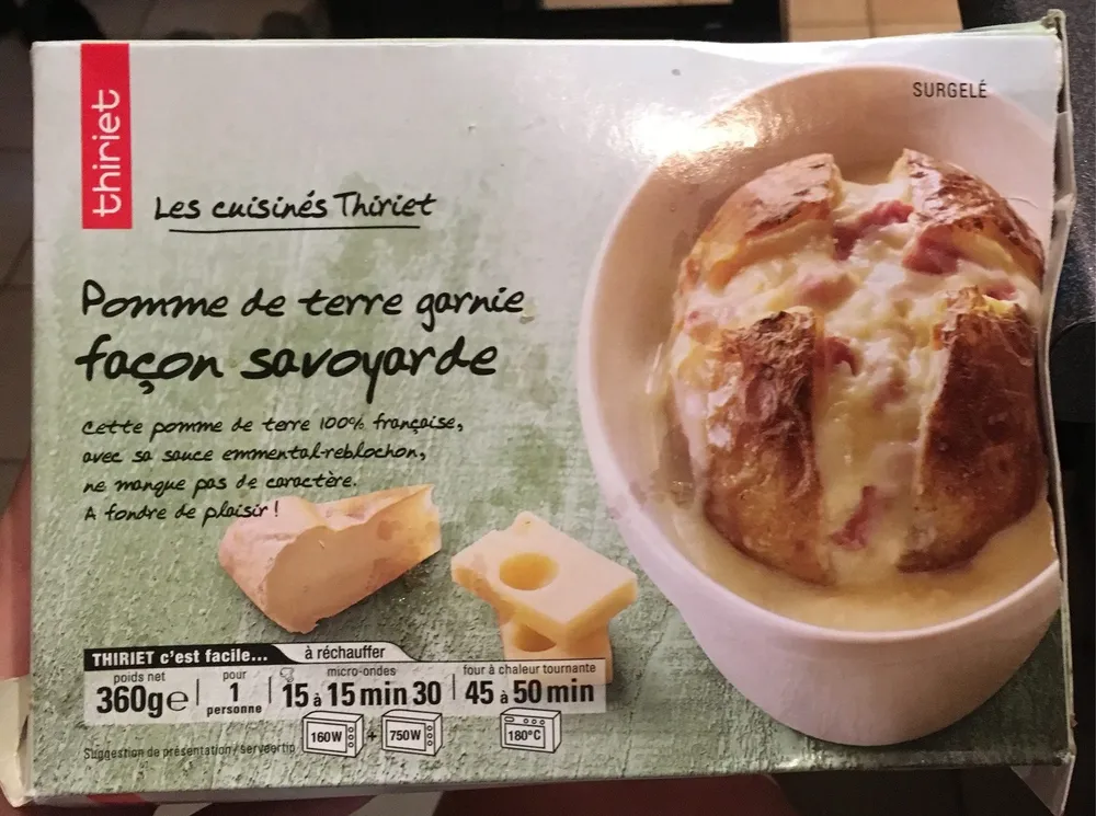 Pomme de terre garnie savoyarde