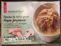 Pomme de terre garnie paysanne