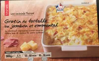 Gratin de farfalle au jambon et emmental