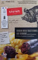 Boudin noir traditionnel aux oignons purée de pomme de terre