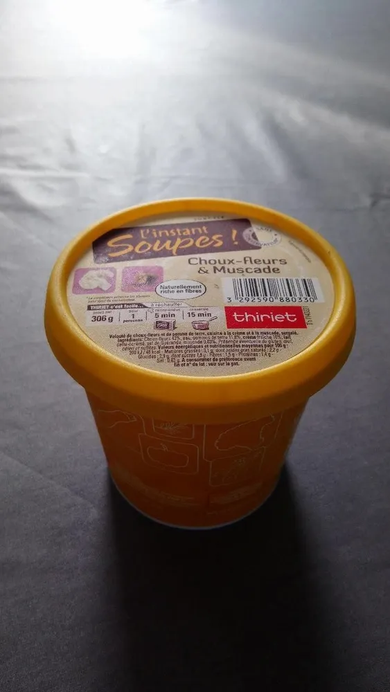 L'instant soupes Choux fleurs & Muscade