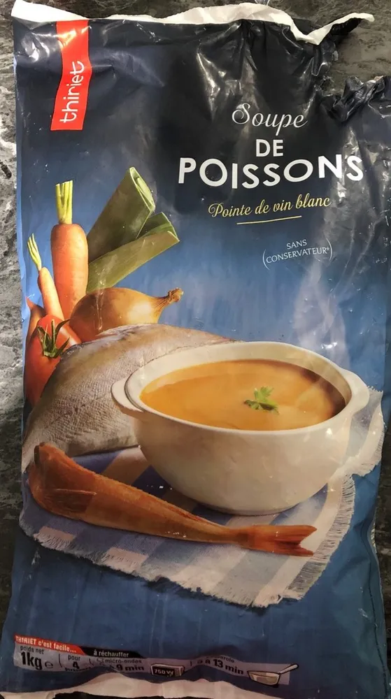 Soupe de poissons - Pointe de vin blanc