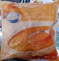 Velouté de carottes au mascarpone