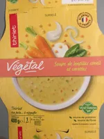 Soupe de lentilles corail et carottes