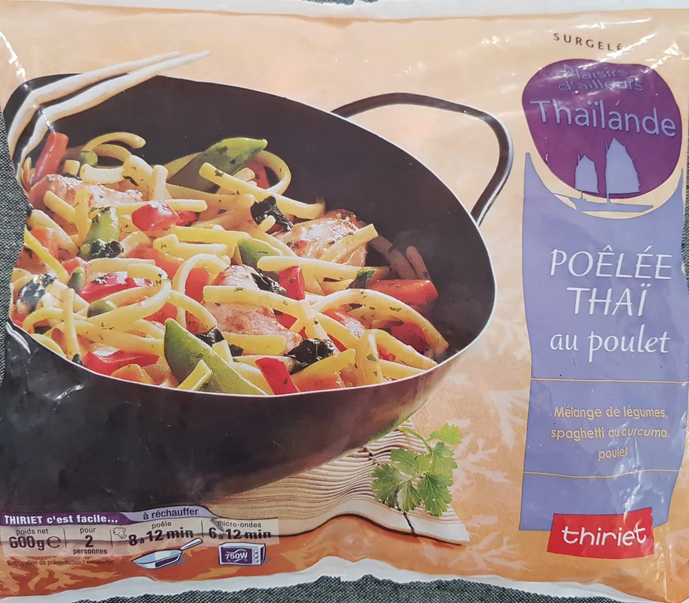 Poêlée thaï au poulet