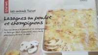 Lasagnes au Poulet et Champignons