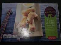 Nems crevettes crabe