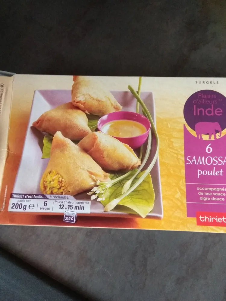 6 samossas poulet