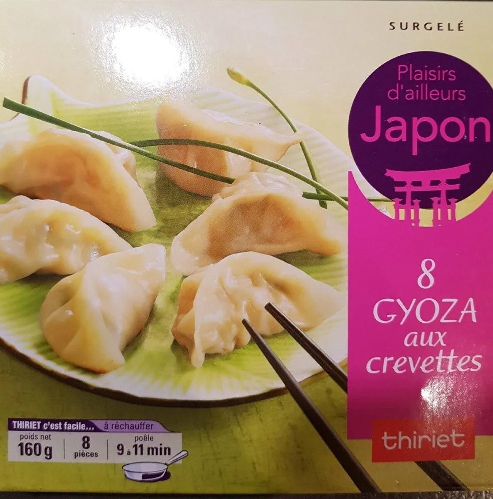 8 GYOSA aux crevettes