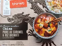 Porc au caramel et riz basmati