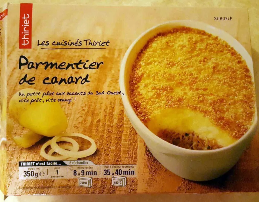Parmentier de canard