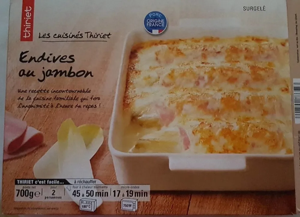 Endives au jambon