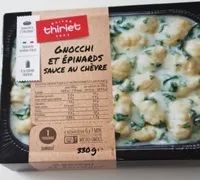 Gnocchi et épinards sauce au chèvre