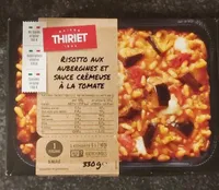 Risotto aubergines et sauce crémeuse