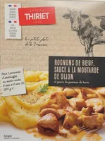 Rognons de boeuf sauce moutarde et purée de pommes de terre