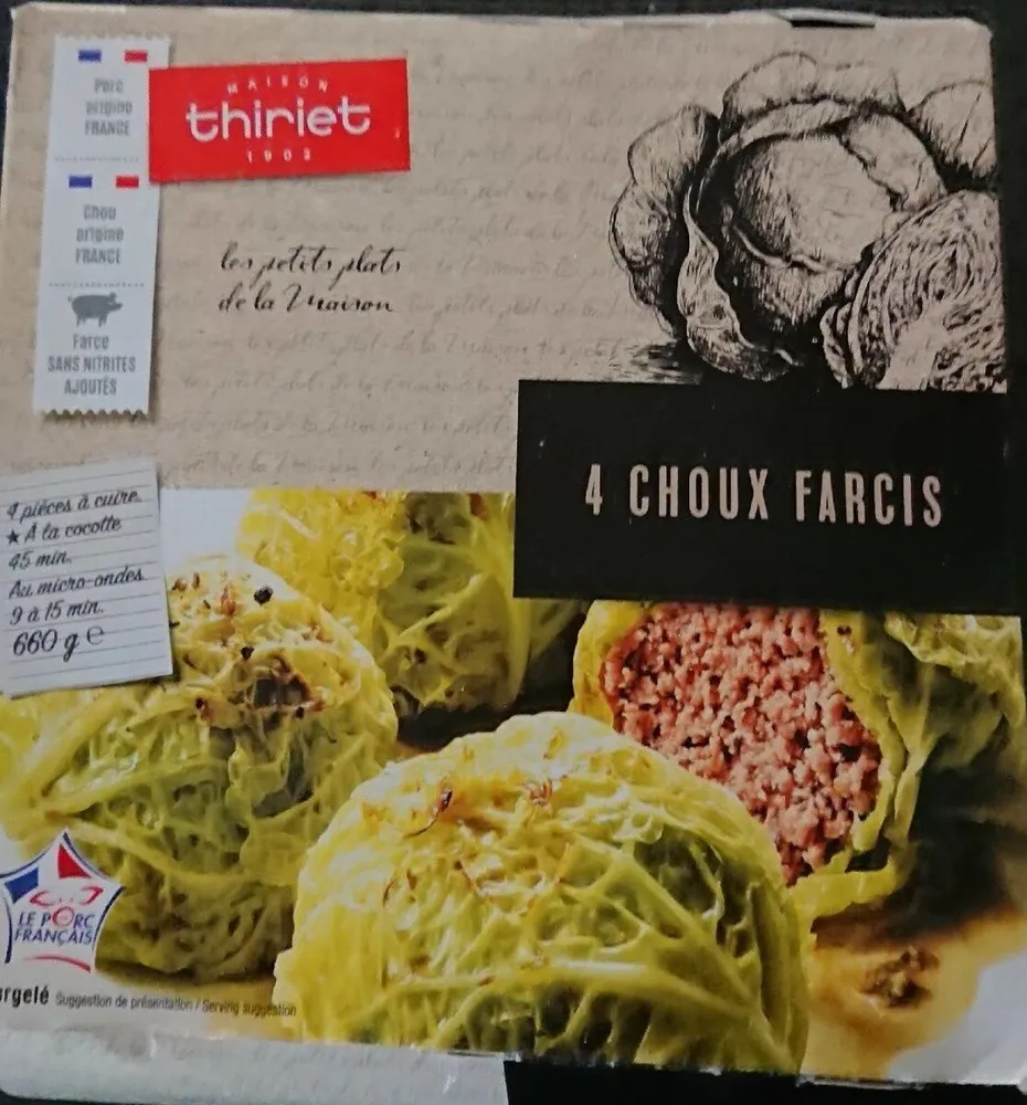 4 Choux farcis
