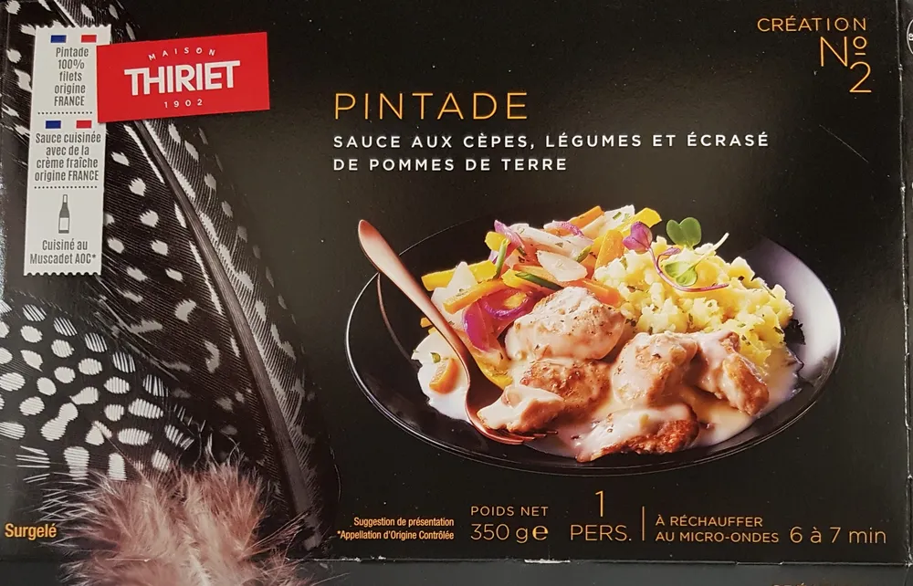 Pintade sauce aux Cèpes