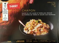 Chapon sauce au vin jaune et morilles