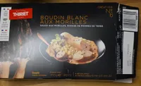 Boudin blanc aux morilles écrasé de pommes de terre