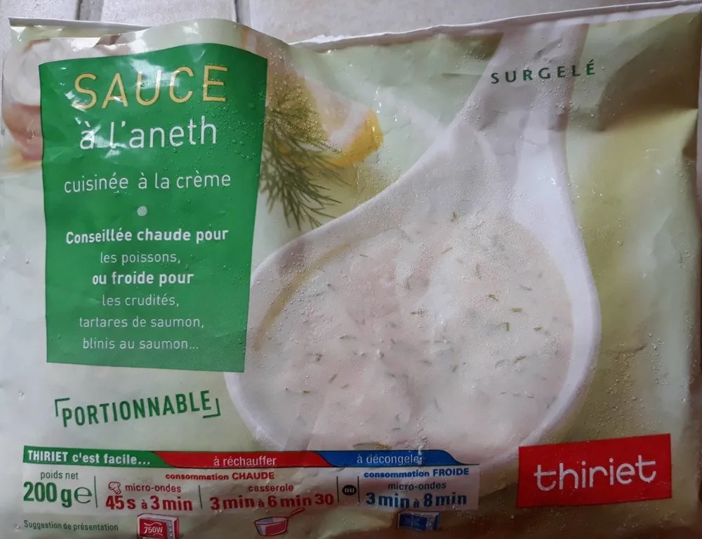 Sauce à l aneth