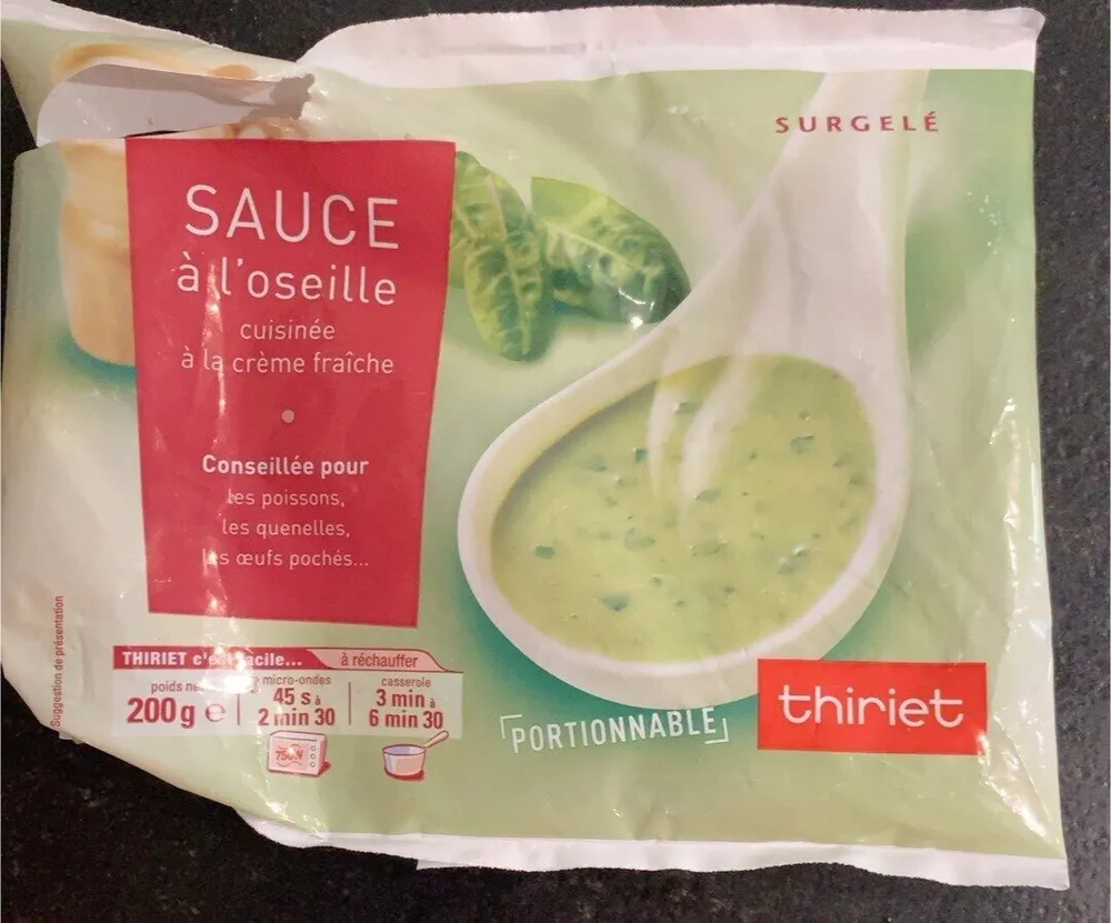 Sauce à l’oseille