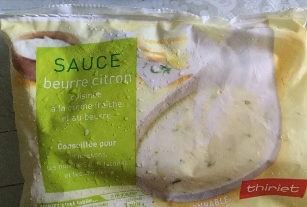 Sauce beurre citron