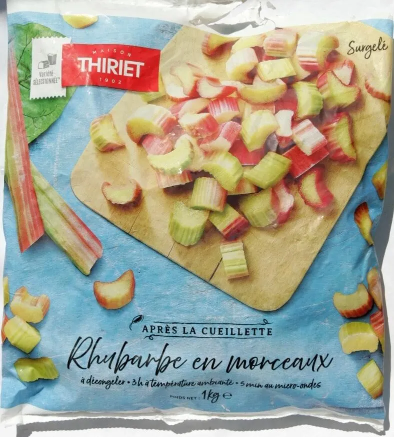 Rhubarbe en morceaux