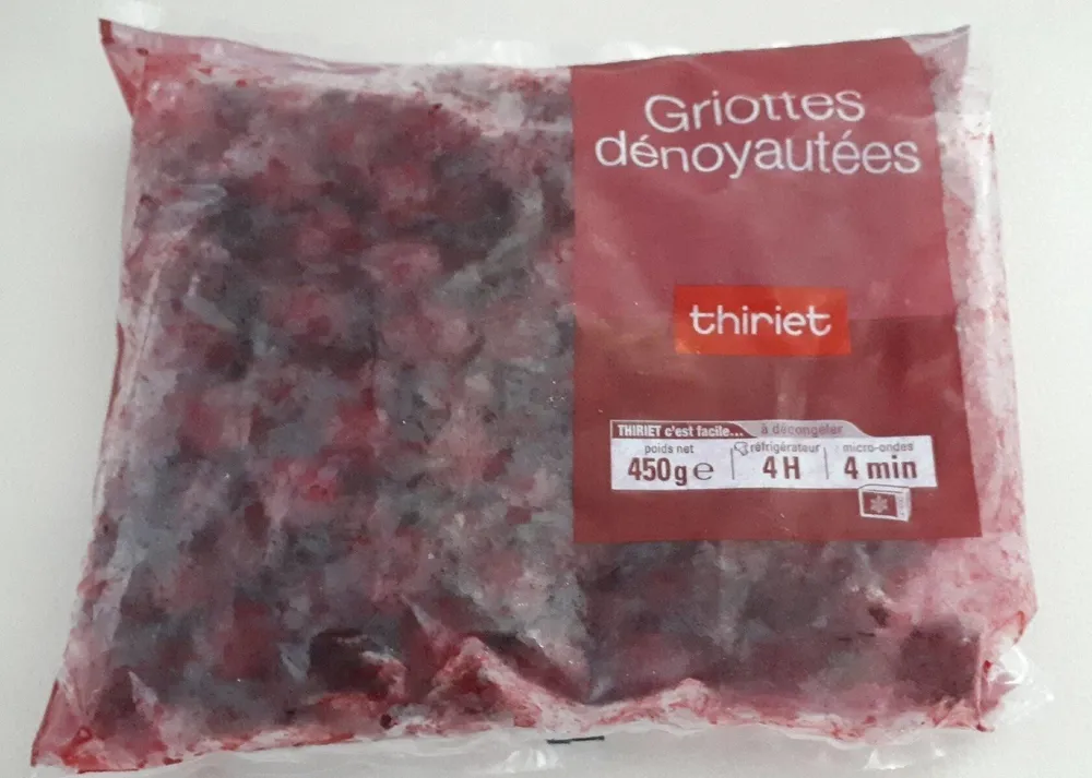 Griottes dénoyautées