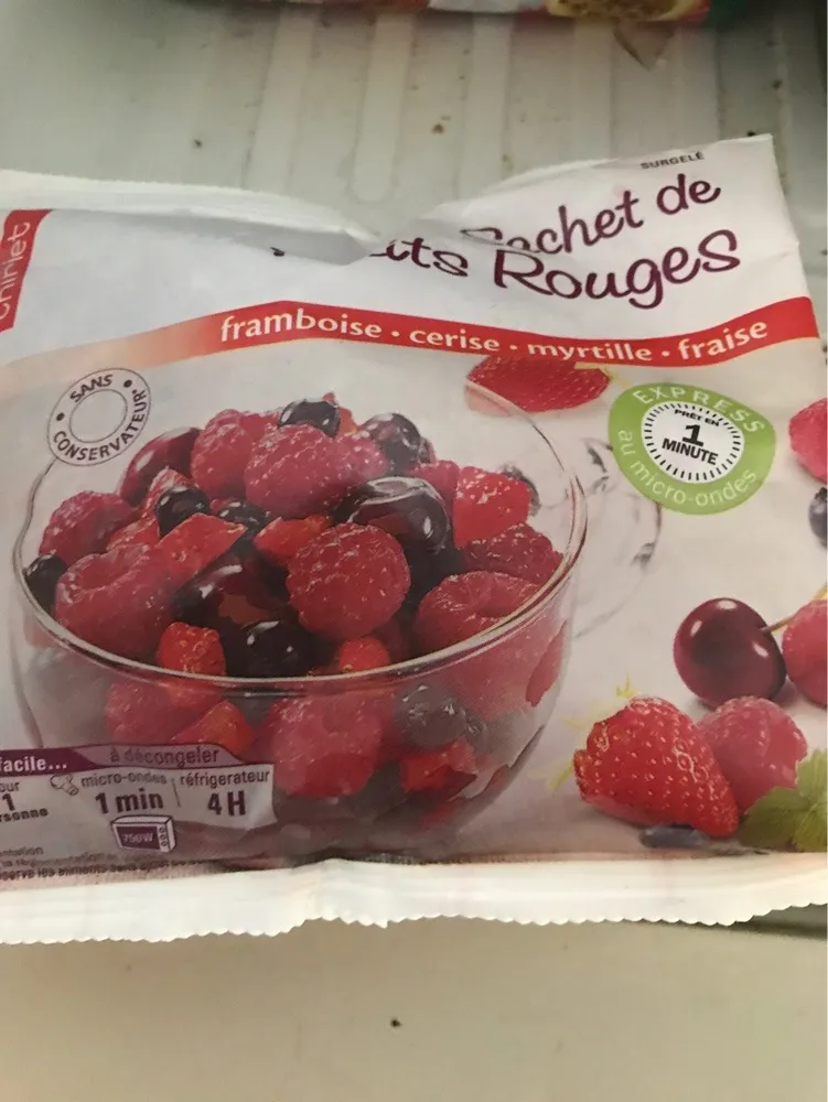 fruit rouge surgelé