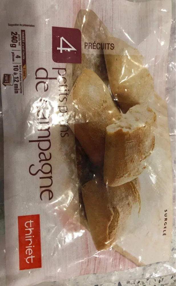 4 petits pains de campagne