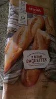 2 demi baguettes