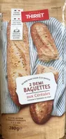 2 DEMI BAGUETTES aux céréales
