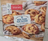 10 Mini pains aux raisins